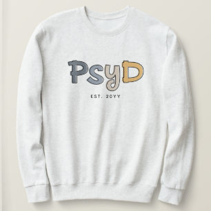 Anpassningsbar PsyD Doktor of Psychology Psycholog T Shirt