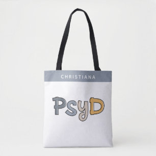 Anpassningsbar PsyD Doktor of Psychology Psycholog Tygkasse