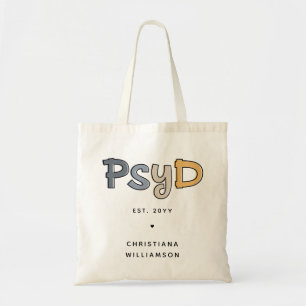 Anpassningsbar PsyD Doktor of Psychology Psycholog Tygkasse