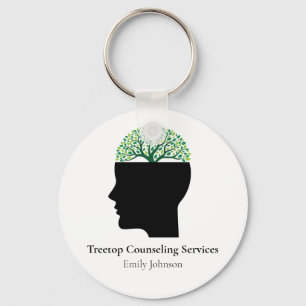 Anpassningsbar Psykolog Therapy Träd Modern Counse Nyckelring