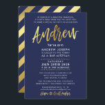 ANPASSNINGSBAR Pub Mitzvah Inbjudan för Andrew Nav<br><div class="desc">*** OBS! HJÄLPEFFEKTEN AV SKINGA GALLA FOLIER ÄR ETT TRYCKT BILD ** - - - - - - - - - - - - - - - - - - - - - - - - - - - - - - - - - - - - - - -...</div>