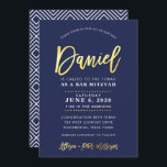 ANPASSNINGSBAR Pub Mitzvah modern flotta   guld na Inbjudningar<br><div class="desc">*** NOTE - SKINGELGALENS FOLIEFFEKT ÄR ETT UTTRYCKT BILD ** - - - - - - - - - - - - - - - - - - KONTAKTA MIG för anpassningsbarna "Faux guld foil effect type" Kärlek designen, men vill se vissa ändringar - ett annat färg-system, en produkt, ett...</div>
