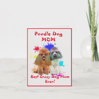 Anpassningsbar Pudel Hund Mamma Best Crazy Hund Da