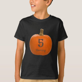 Anpassningsbar Pumpkin Birthday Shirt T