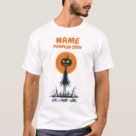 Anpassningsbar Pumpkin Crew Halloween Shirt T Shirt