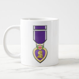 Anpassningsbar Purple Heart Medalj 20oz Jumbo Mugg