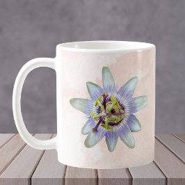 Anpassningsbar Purpur Passionblomma Kaffemugg