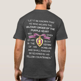 Anpassningsbar "PURPURHJÄRTATS BAND" T Shirt