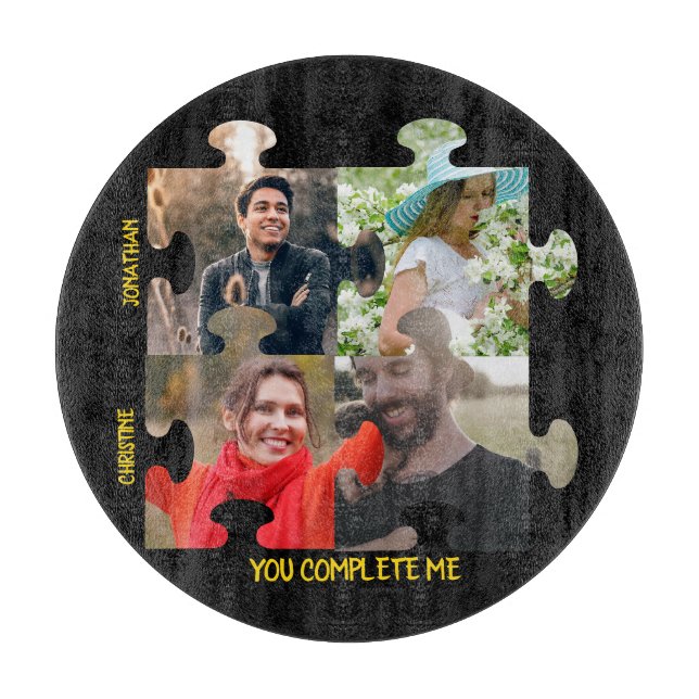 Anpassningsbar puzzle biet-foto Du fyller i mig et (Framsidan)