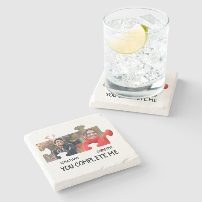 Anpassningsbar puzzle biet-foto Du fyller i mig et Stenunderlägg (Sidan)