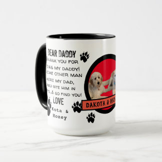 ANPASSNINGSBAR PVERY HUND DADDY! KAFFÄRER I PAPPA MUGG