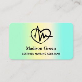 Anpassningsbar QR CNA för sjuksköterskor Visitkort