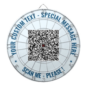 Anpassningsbar QR Code Dart Board Anpassningsbar T Darttavla
