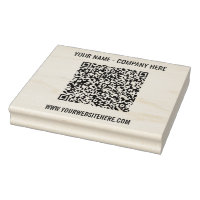 Anpassningsbar QR Code Scan Info Namn webbplats Ru