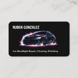 Anpassningsbar QR för återställning av bilstrålkas Visitkort