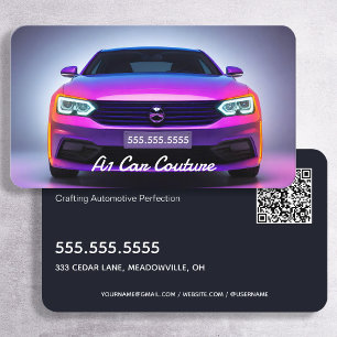 🔝 Anpassningsbar QR för automatisk identifiering Visitkort