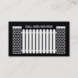 Anpassningsbar QR för stängsel Byggnad Visitkort