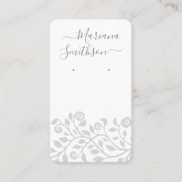 Anpassningsbar QR-Grått-Visningar för vita avläsni Visitkort