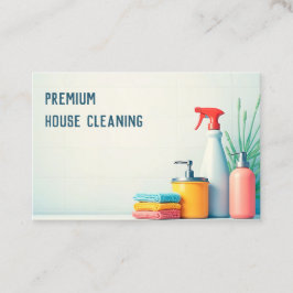 Anpassningsbar QR House Städning Visitkort