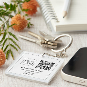 Anpassningsbar QR-kod Business Logotyp Social Medi