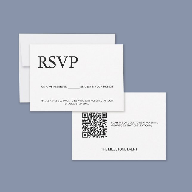 Anpassningsbar QR-kod E-post OSA Reserverade plats (Skapare uppladdad)