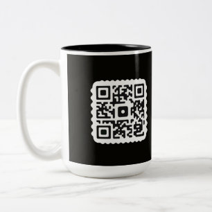 Anpassningsbar QR-kod Kaffe koppar for Traders"