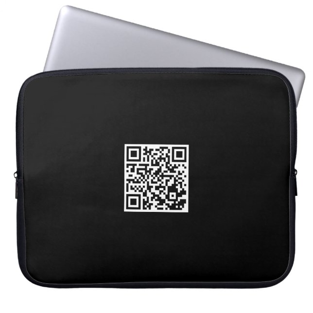Anpassningsbar QR-kod Laptop sleeve för marknadsfö (Framsidan)