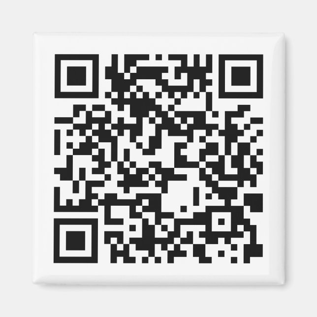 Anpassningsbar Qr-kod Magnet (Framsidan)