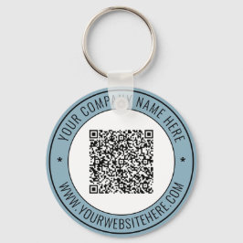 Anpassningsbar QR-kod och textnyckelkedja - Beford Nyckelring