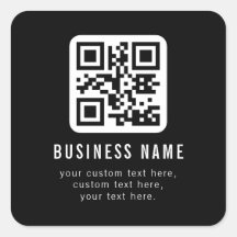 Anpassningsbar QR-kod & redigerbar textdesign