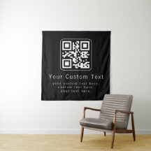 Anpassningsbar QR-kod & redigerbar textmall
