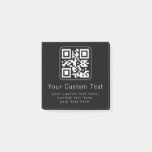 Anpassningsbar QR-kod & redigerbar textmall