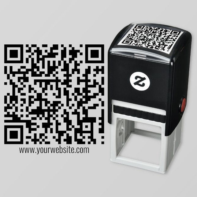 Anpassningsbar QR-kod Självfärgande Stämpel (Skapare uppladdad)