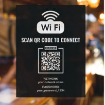 Anpassningsbar QR-kod, svartvitt lösenord för Inte