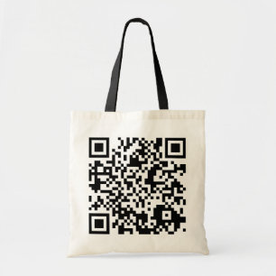 anpassningsbar QR-kod Tygkasse