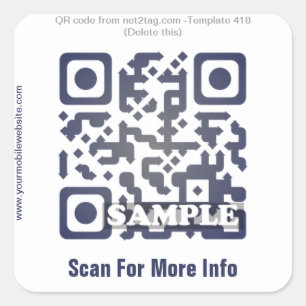 Anpassningsbar QR kodifierar klistermärken (QR