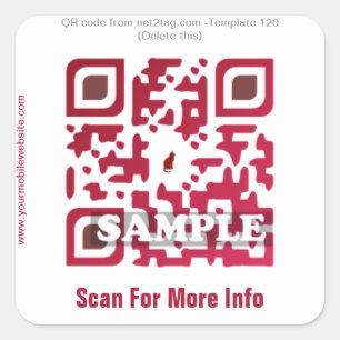 Anpassningsbar QR kodifierar klistermärken (QR