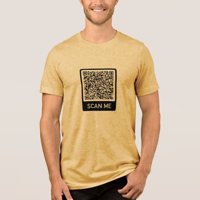 Anpassningsbar QR-kodsökning - information om hur  T Shirt (Framsida)