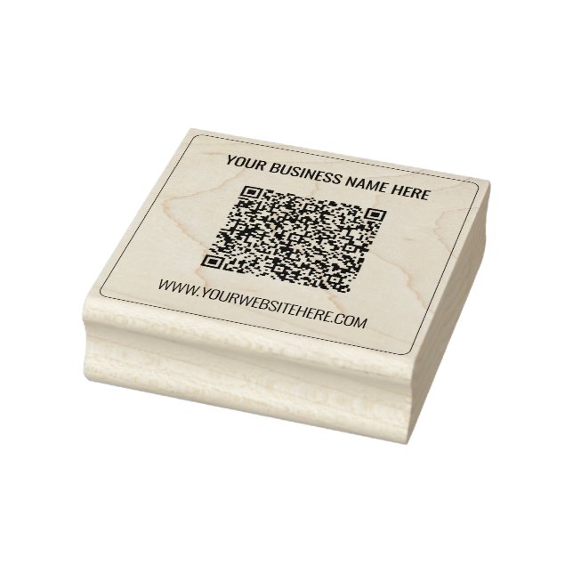 Anpassningsbar QR-kodsökningsinfo Namn webbplats F Stämpel (Stämpel)