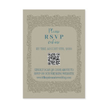 Anpassningsbar QR-kodsskåp vintage brunt snöre