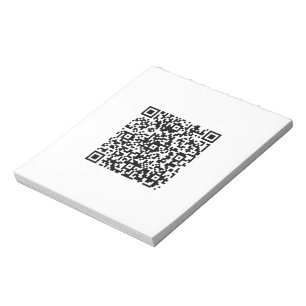 Anpassningsbar QR-kodverksamhet Anteckningsblock
