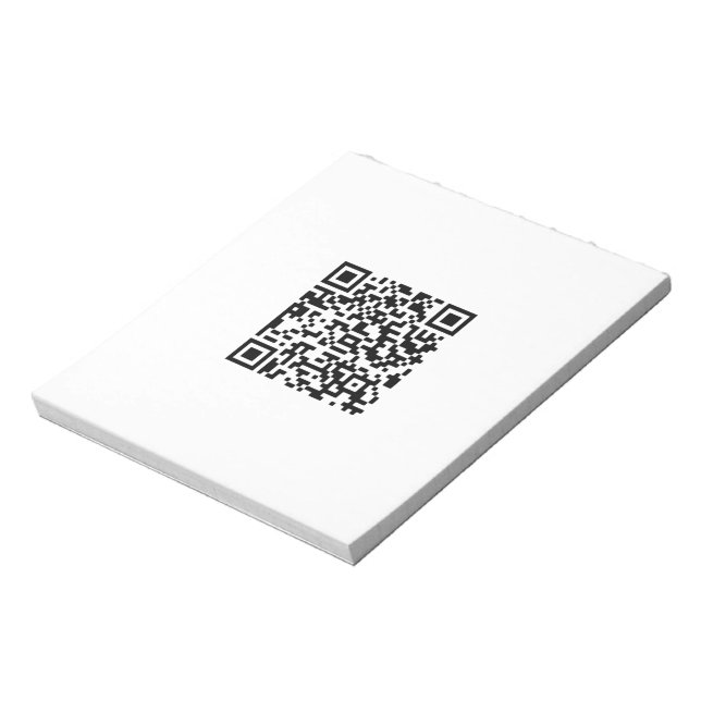 Anpassningsbar QR-kodverksamhet Anteckningsblock (Roterad)