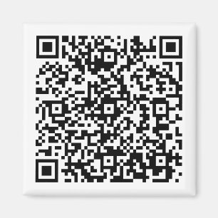 Anpassningsbar QR-kodverksamhet Magnet