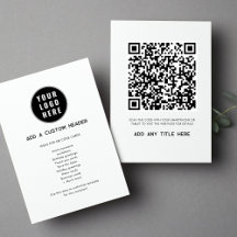 Anpassningsbar QR-Logotyp - modernt Trendig