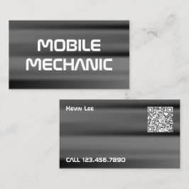 Anpassningsbar QR Mobile Mechanic Visitkort