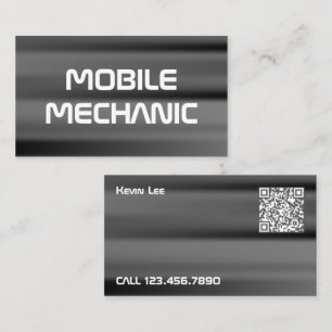 Anpassningsbar QR Mobile Mechanic Visitkort