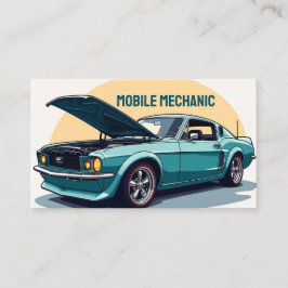 Anpassningsbar QR Mobile Mechanic Visitkort