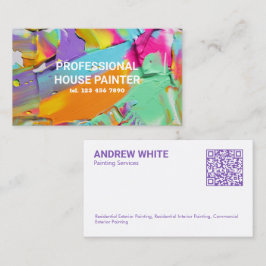 Anpassningsbar QR Painter Visitkort