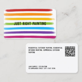Anpassningsbar QR Painter Visitkort