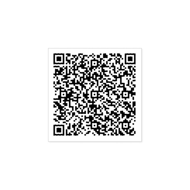 Anpassningsbar QR Personlig Rubber Frimärke Stämpel (Tryck)